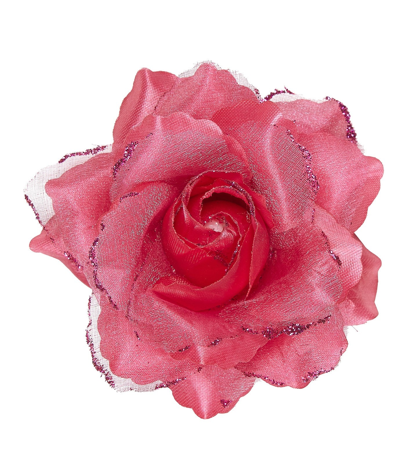 Flor de Tela Rosa