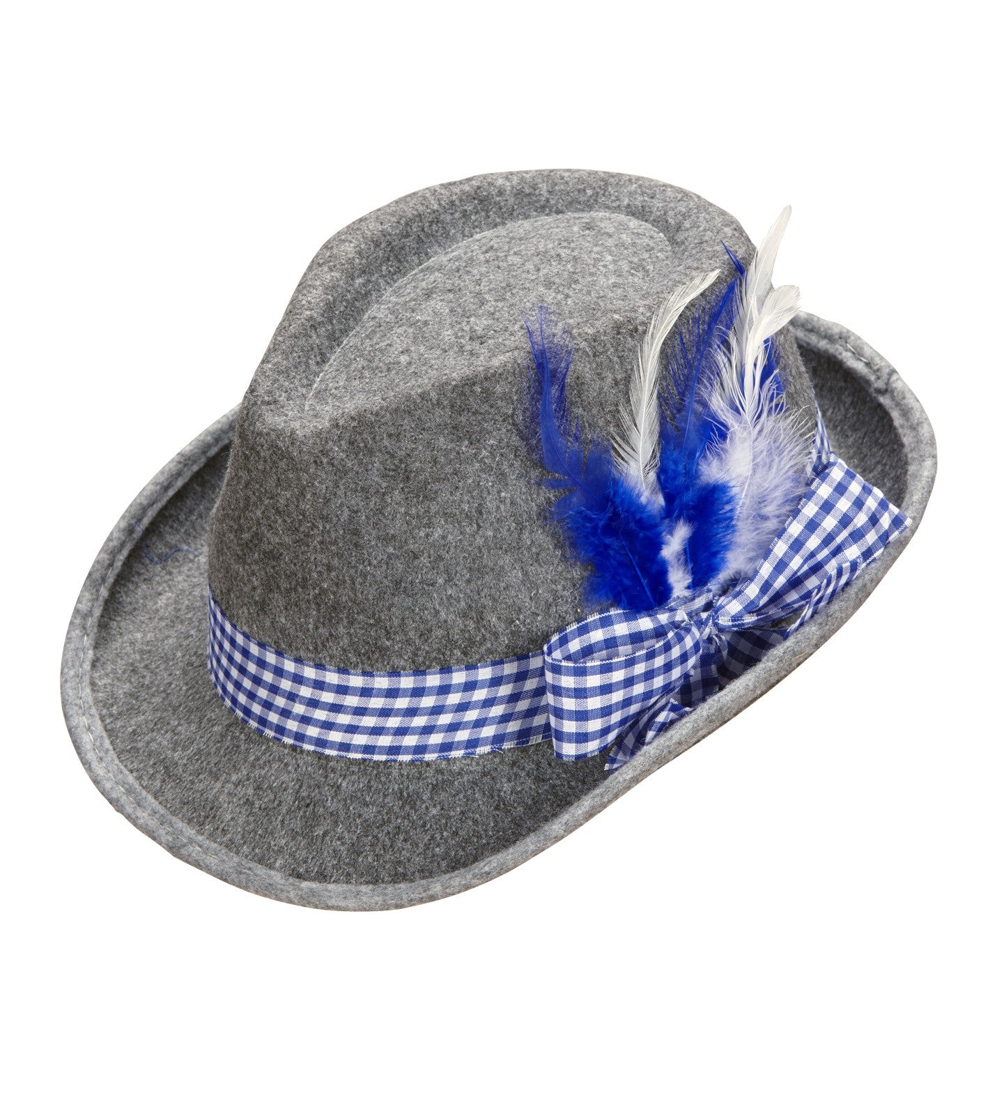 Sombrero Oktoberfest Gris y Azul