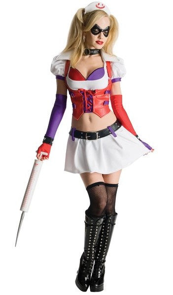 Disfraz de Harley Quinn Arkham Asylum para Mujer