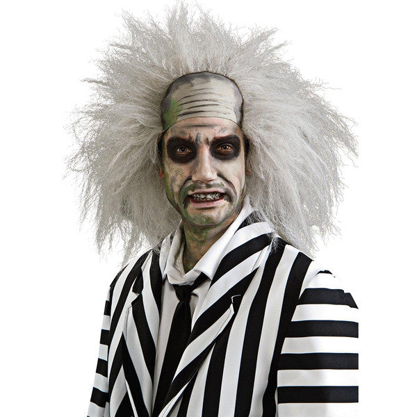 Peluca de BeetleJuice con Calva